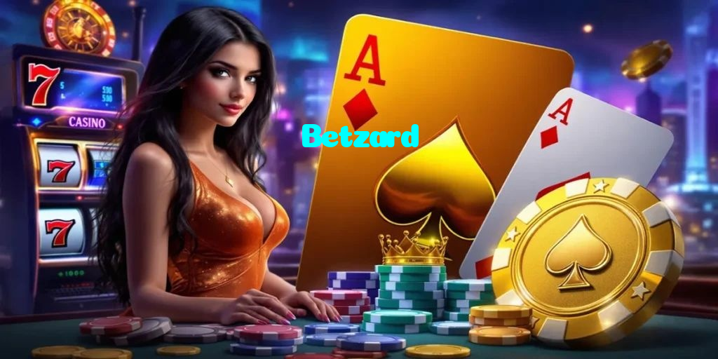 Betzard casino presented on mobile device in Pakistan with slots and live games